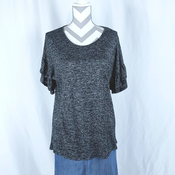 Bobbie Brooks Tops - Bobbie Brooks Ruffle Sleeve Tee Sz 1X
